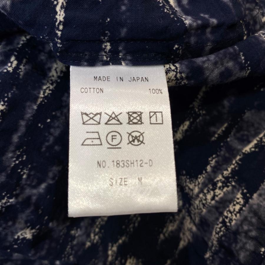 a 様 DAN別注 COLINA コリーナALOHA-SHIRT COLINA 183SH12-D DAN別注 アロハシャツ ネイビー サイズ：M