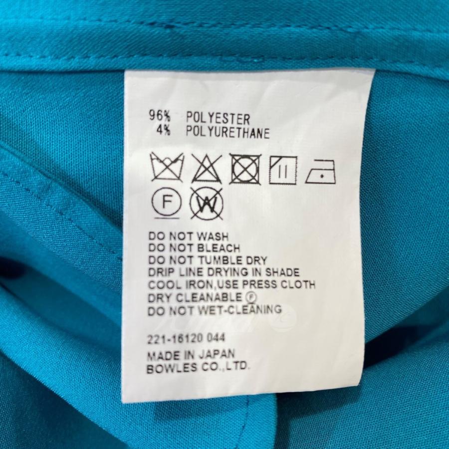 HYKE 【値下げ】HYKE 221-16120 22SS シャツワンピース ターコイズ  