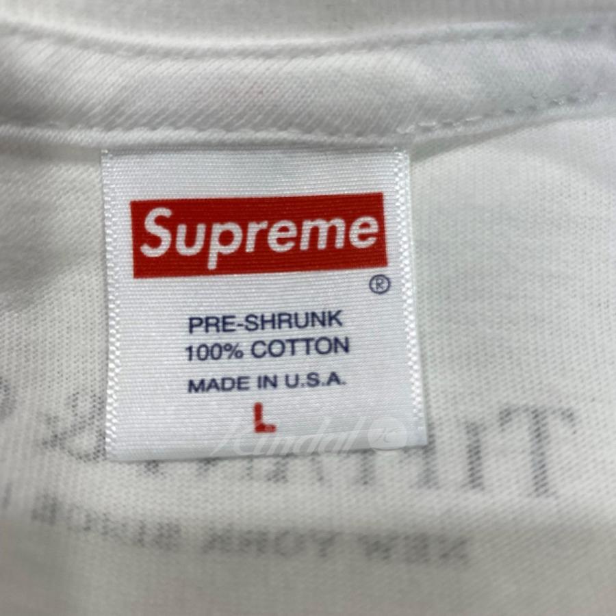 【値下げ】SUPREME×TIFFANY 21AW「Box Logo Tee」プリントTシャツ ホワイト サイズ：L (EC)｜kindal｜04