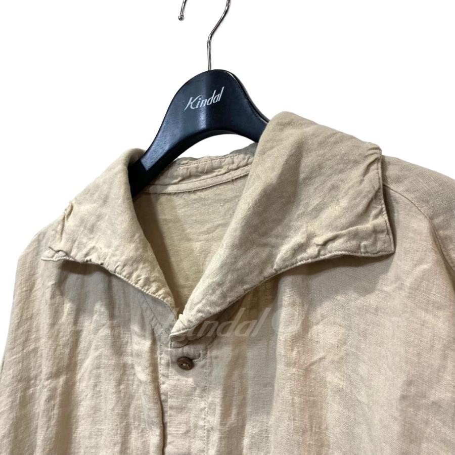 nest Robe 【値下げ】nest 22SS「天然染めウイングカラーオーバー  