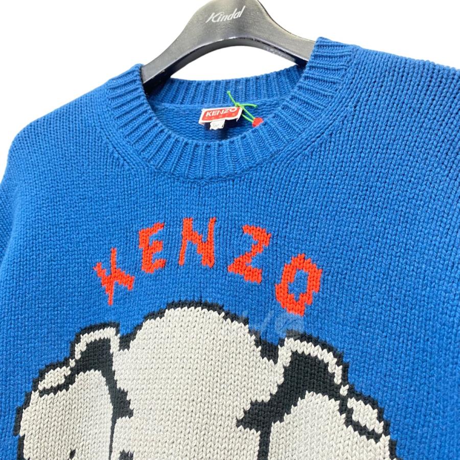 KENZO ケンゾー 「Blu Kenzo elephant jacquard pullover」ゾウ KENZO ケンゾー 「Blu Kenzo elephant jacquard pullover」ゾウ