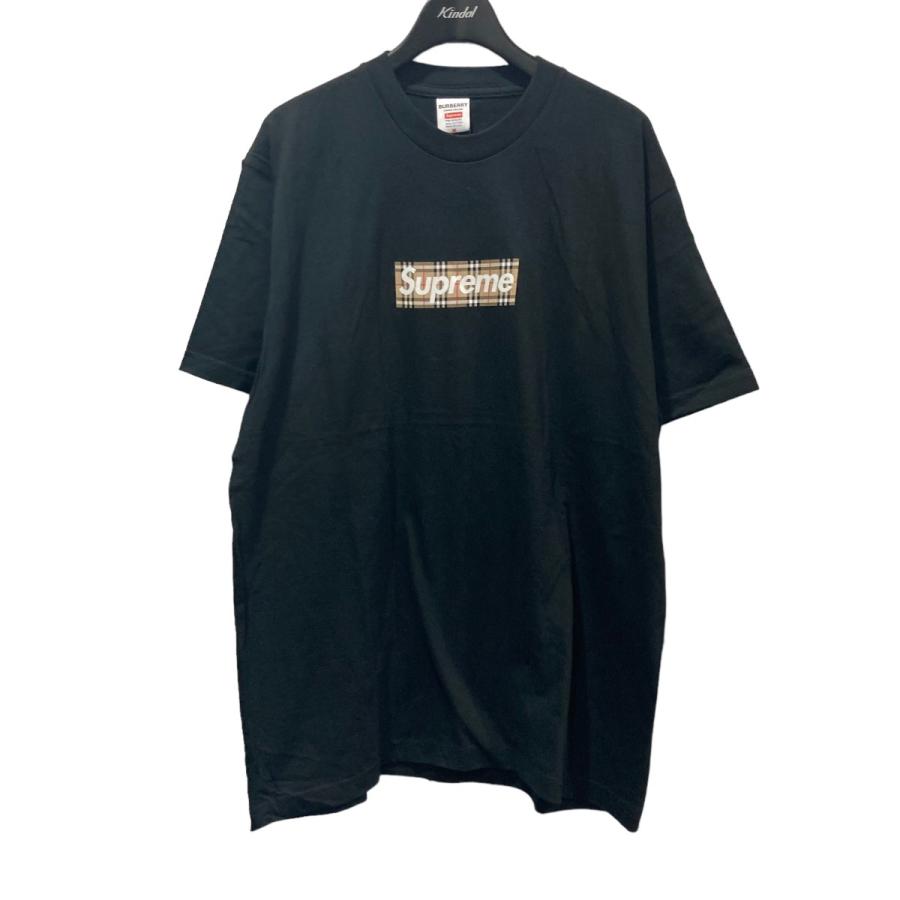 supreme×Burberry 22SS Box Logo Tee M