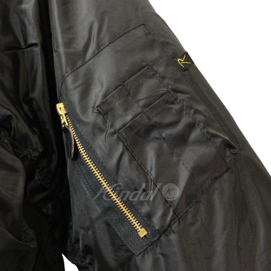 【値下げ】TRANSPORT 「TP MA-1」MA-1ジャケット ブラック サイズ：2（L） (EC)｜kindal｜03