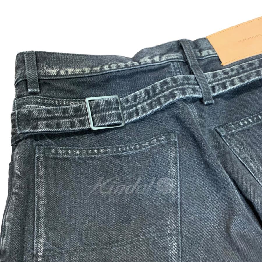 値下げ】SUBLATIONS 「SLIM FLARE DENIM」スリムフレアデニムパンツ