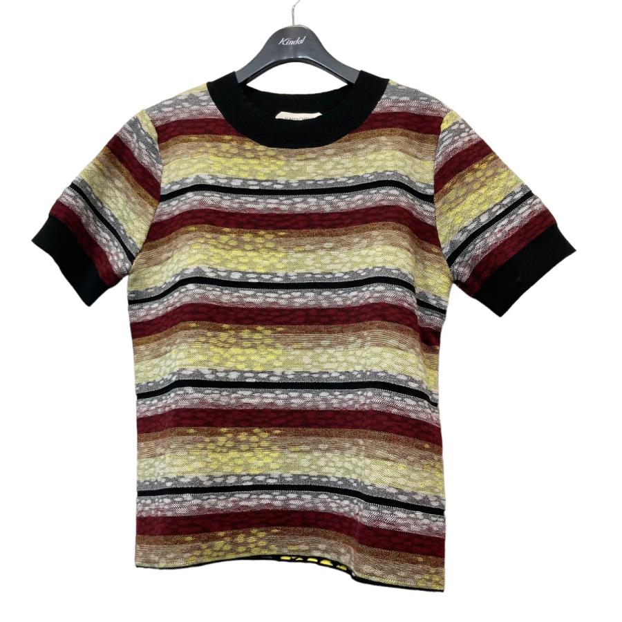 ナマチェコ NAMACHEKO 22SS「Ethan T-Shirt in Multicolor」半袖ニット