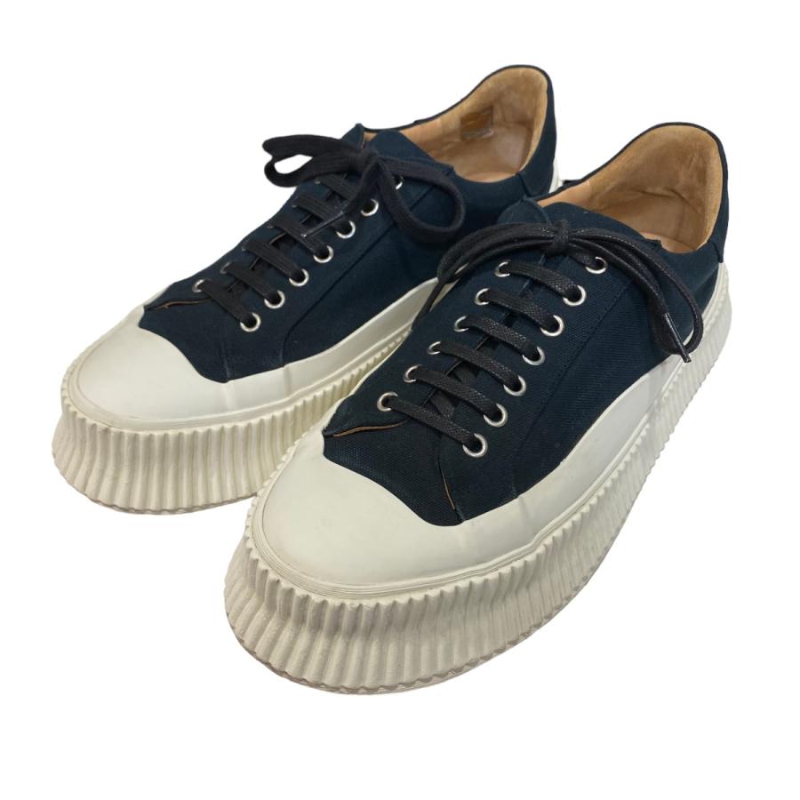 ジルサンダー JIL SANDER プラットフォームスニーカー ネイビー サイズ