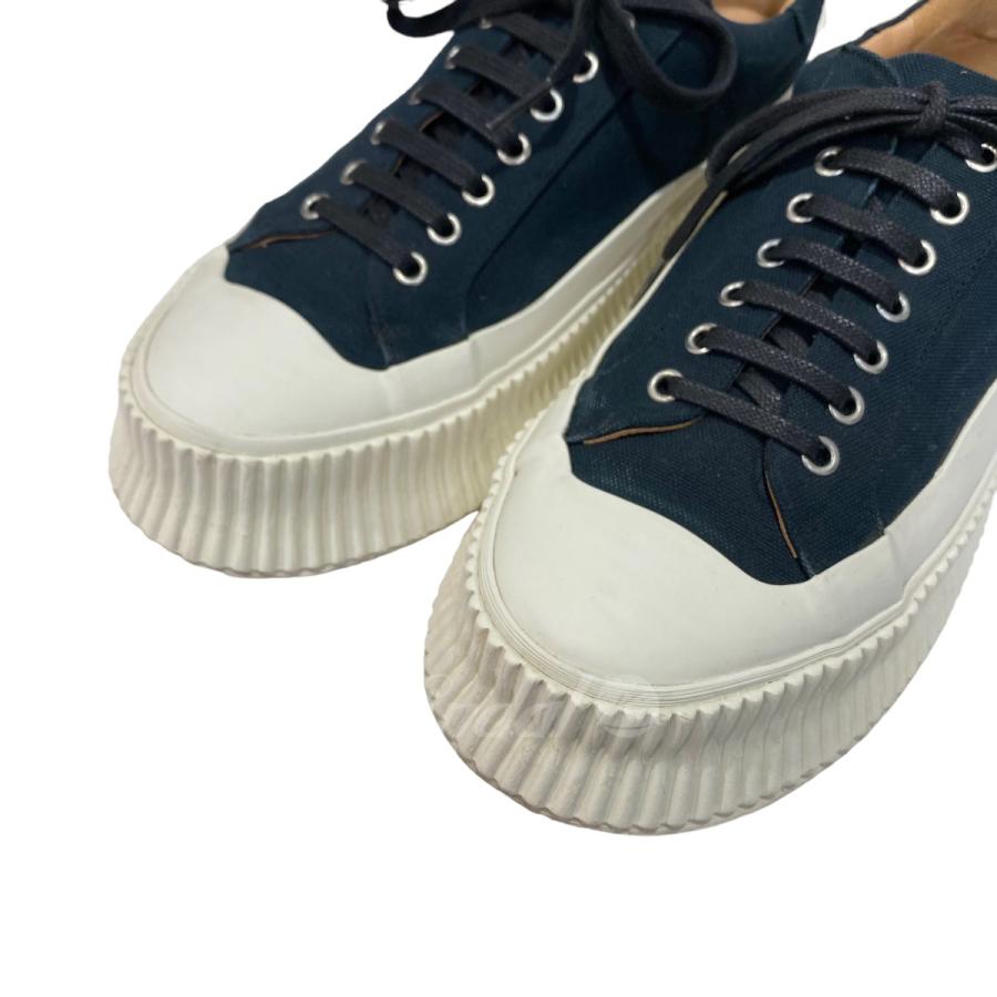 ジルサンダー JIL SANDER プラットフォームスニーカー ネイビー サイズ