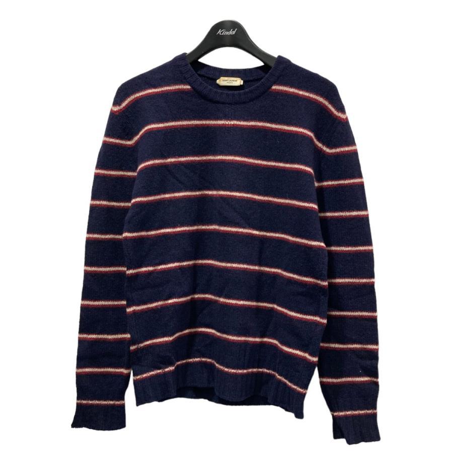 サンローランセーターエディ期ニットボーダーSaint Laurent