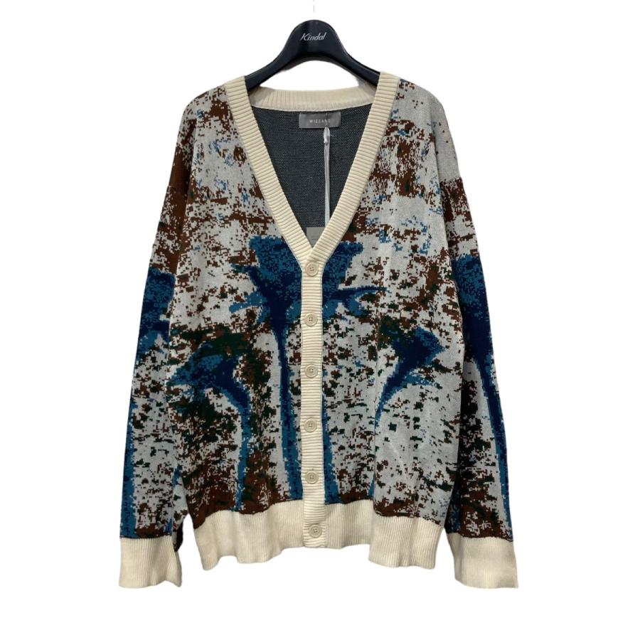 Wizzard 【値下げ】Wizzard 23SS「JACUARD KNIT CARDIGAN」デジカモ 
