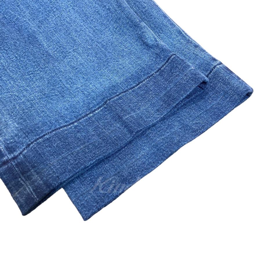 値下げ】order デニムスラックスパンツ インディゴ サイズ：S order インディゴブルーデニム size S