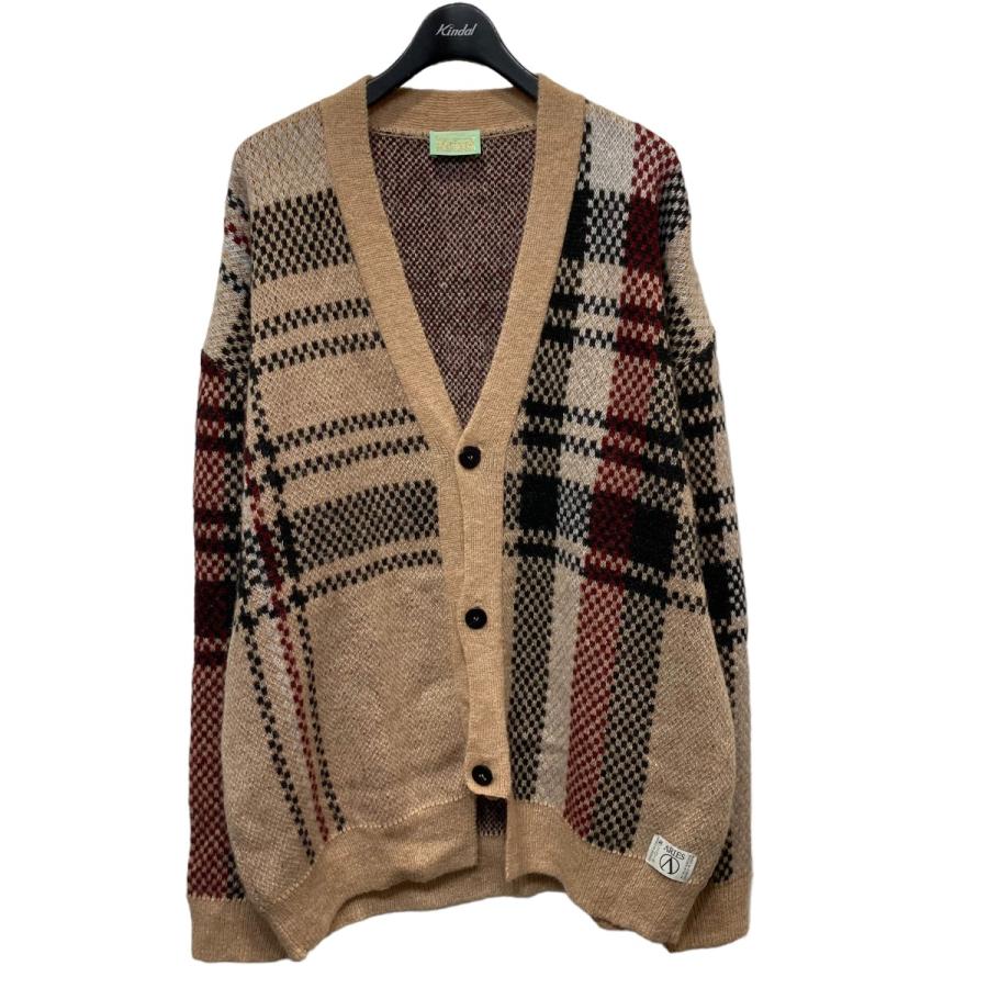 ARIES 【値下げ】ARIES 22AW モヘヤニットカーディガン ベージュ 