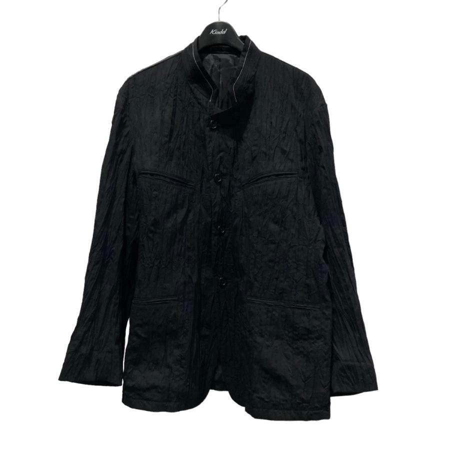 値下げ】Ujoh 23SS「STAND COLLAR 4POCKET JACKET」シワ加工ジャケット 