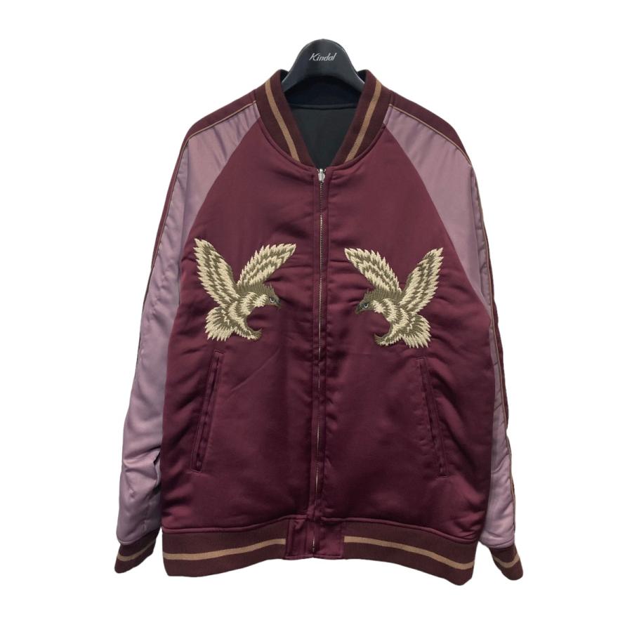 値下げ】Varde77 9020AW-SP-JC-JC01 スカジャン バーガンディー サイズ  