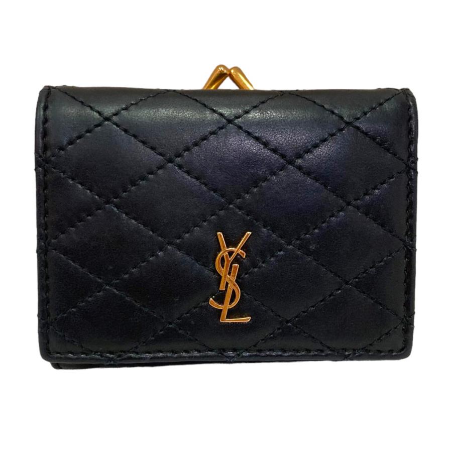 値下げ】SAINT LAURENT PARIS ギャビー ライダーウォレット ブラック 