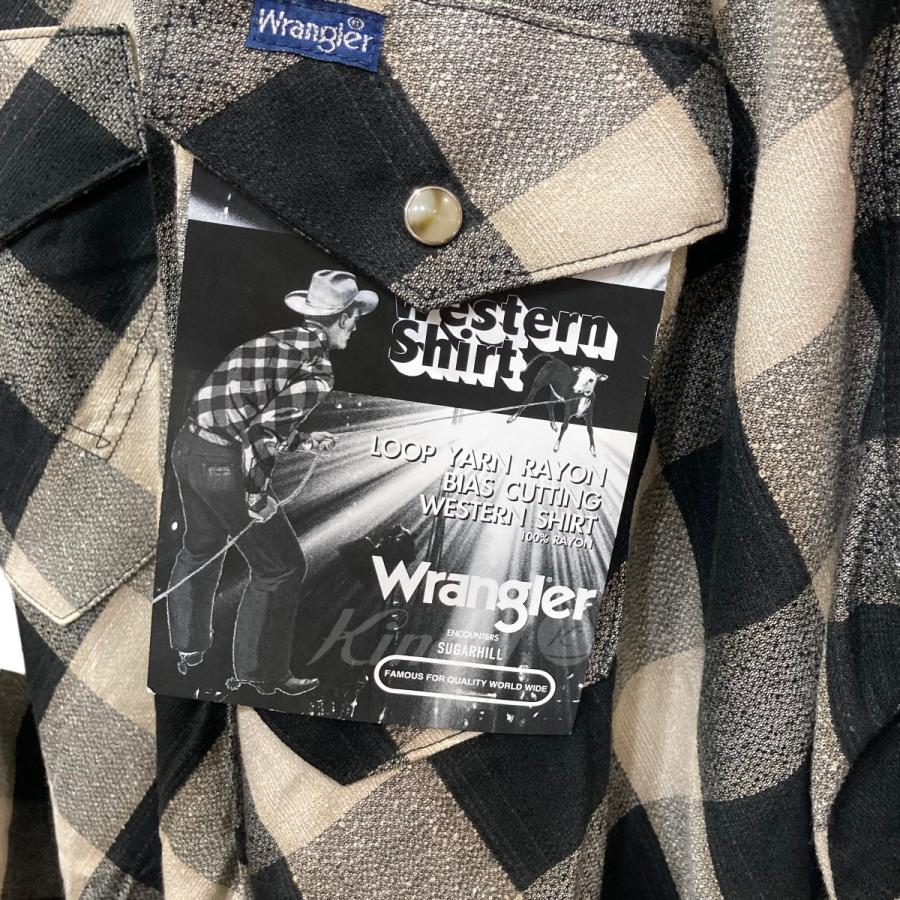 値下げ】SUGARHILL×Wrangler 23SS「Wrangler Big Western Shirt 