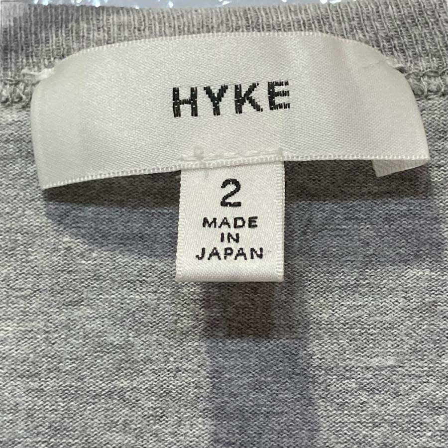 ハイク HYKE ポケットTシャツ 151-12054 グレー サイズ：2｜kindal｜04