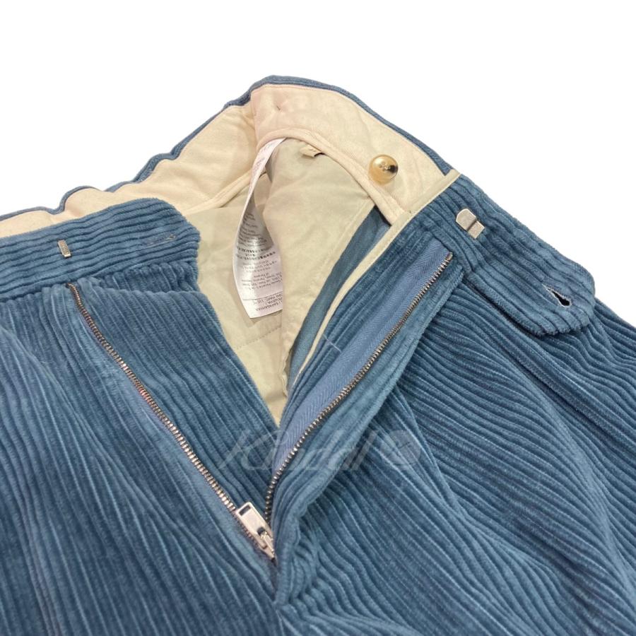 値下げ】GUCCI コーデュロイパンツ ブルー サイズ:48 (EC 値下げ】GUCCI コーデュロイパンツ ブルー サイズ:48 (EC