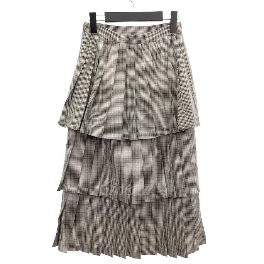値下げ】CLANE GUN CLUB CHECK PLEAT トリプルプリーツスカート 13109 