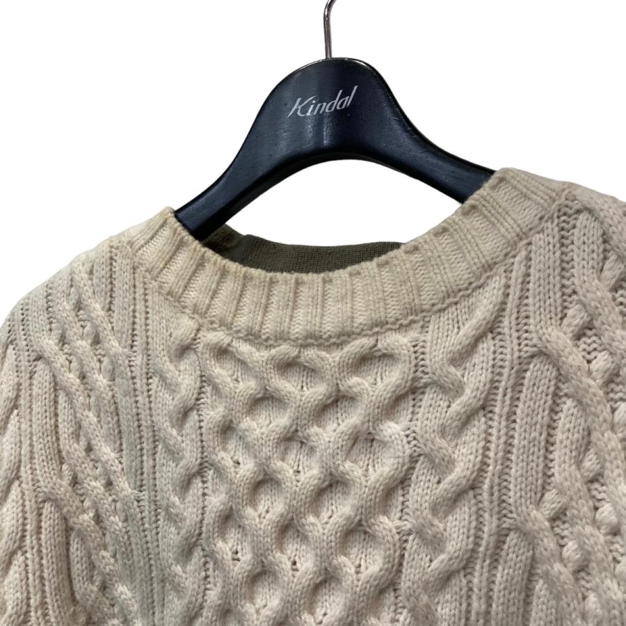 値下げ】sacai 23AW 「Nylon Twill Mix Knit Pullover」 MA-1 - 長袖 
