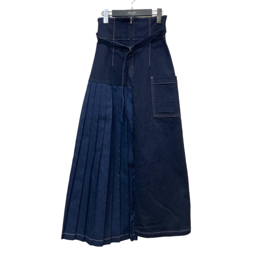 UNITED TOKYO ユナイテッドトーキョー ヘムプリーツデニムスカート  