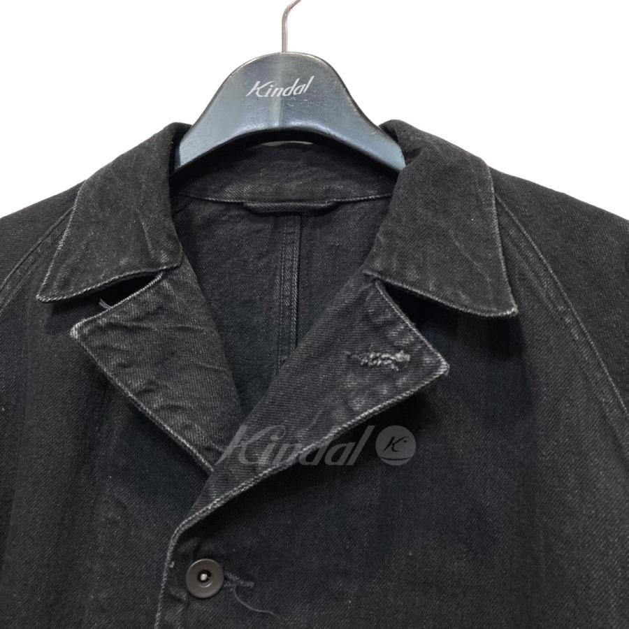 激安販売 コモリ COMOLI 22AW デニムワークジャケット ブラック サイズ：2