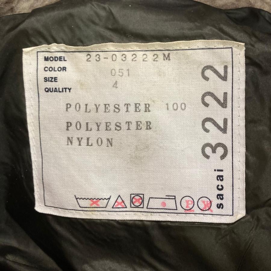 sacai（サカイ） sacai 23AW Faux Shearling Pullover Jacket ボア