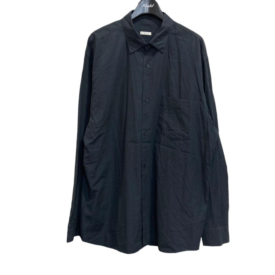 コモリ COMOLI W03-02001 23AW コモリシャツ ネイビー サイズ：3 