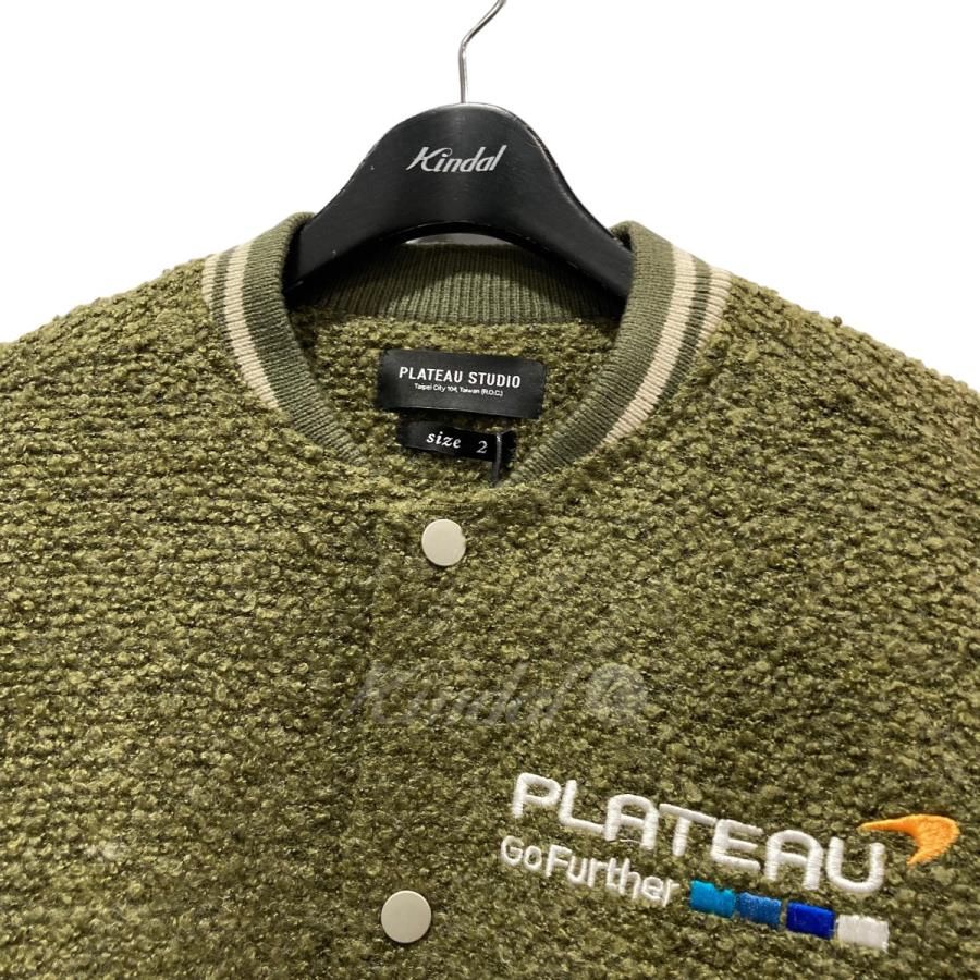 値下げ】PLATEAU STUDIO 「fluffy stadium jacket」 フラフィー 