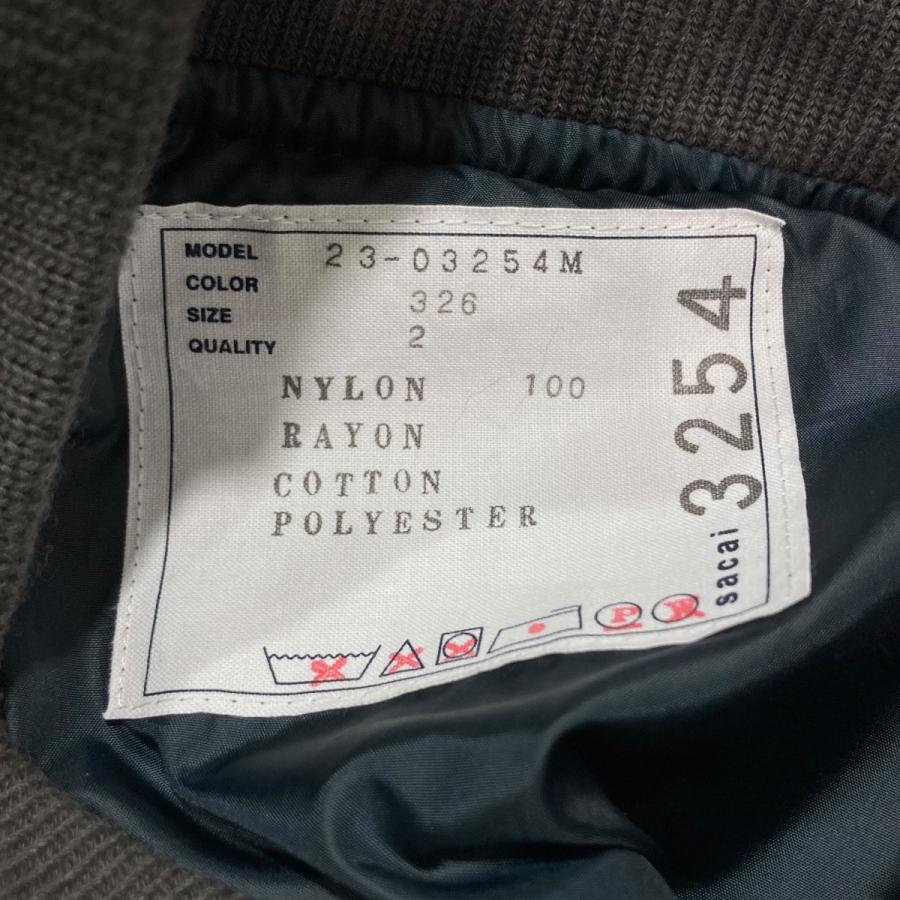 sacai サカイ Nylon Twill Blouson ボンバージャケット 23-03254M 