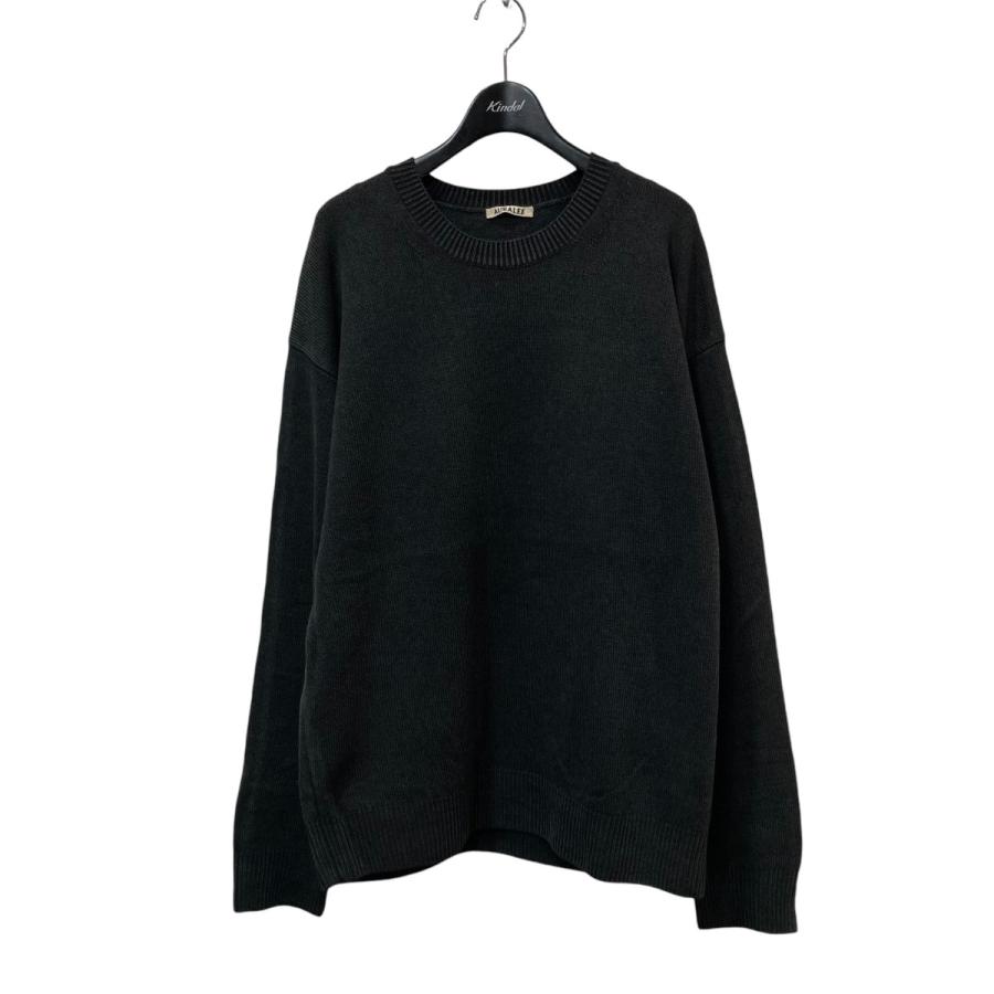 オーラリー AURALEE 22AW FRENCH MERINO STONE WASHED KNIT P O 