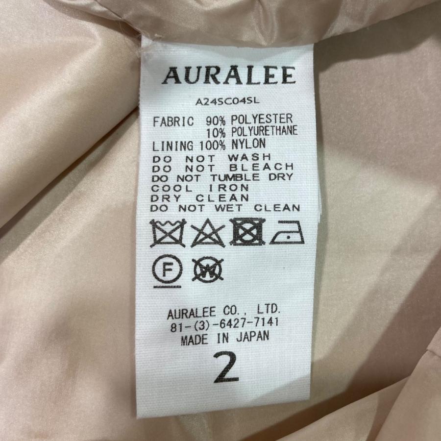 AURALEE オーラリー 24SS HARD TWIST POLYESTER SATIN LAMINATE AURALEE オーラリー 24SS HARD TWIST POLYESTER SATIN LAMINATE