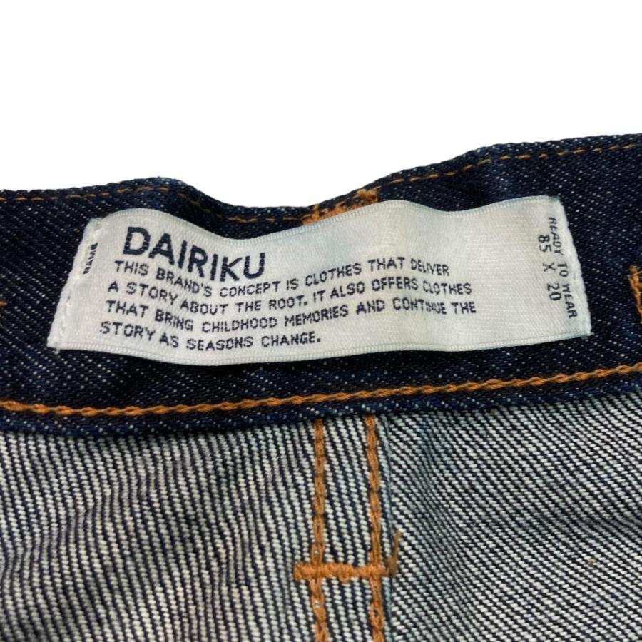 DAIRIKU 【値下げ】DAIRIKU One Wash Denim デニムパンツ 19AW B-2 
