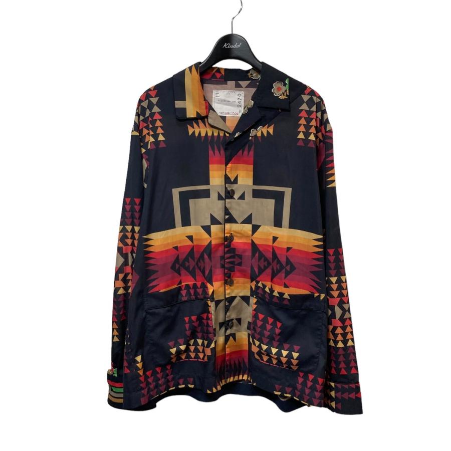 サカイ×ペンドルトン sacai×PENDLETON 21SS 「Archive Print Mix Shirt 