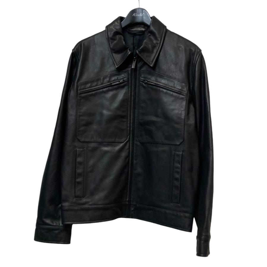 アニエスベーオム agnes b homme レザージャケット XD72CUR2 ブラック 