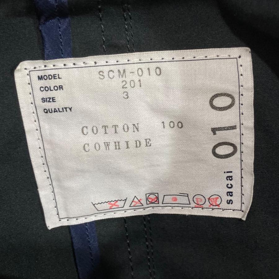 sacai サカイ モッズコート SCM-010 ネイビー サイズ:3 sacai サカイ モッズコート SCM-010 ネイビー サイズ:3