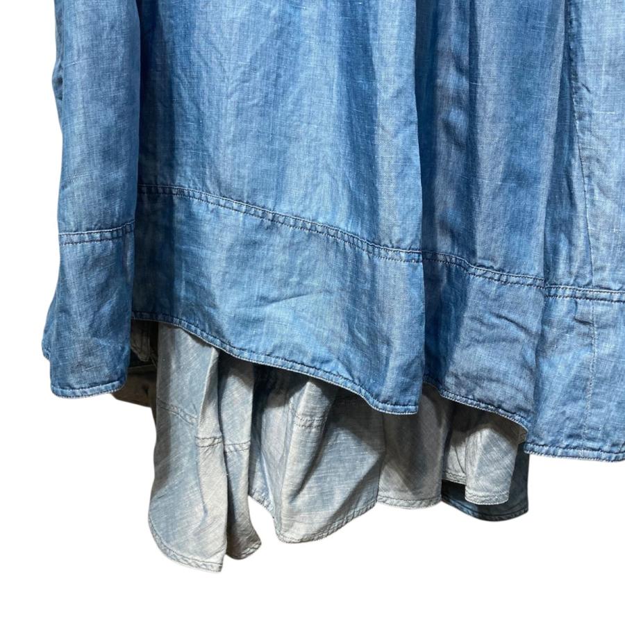 MADISON BLUE マディソンブルー TUCK VOLUME SKIRT CU リネン混 MADISON BLUE マディソンブルー TUCK VOLUME SKIRT CU リネン混