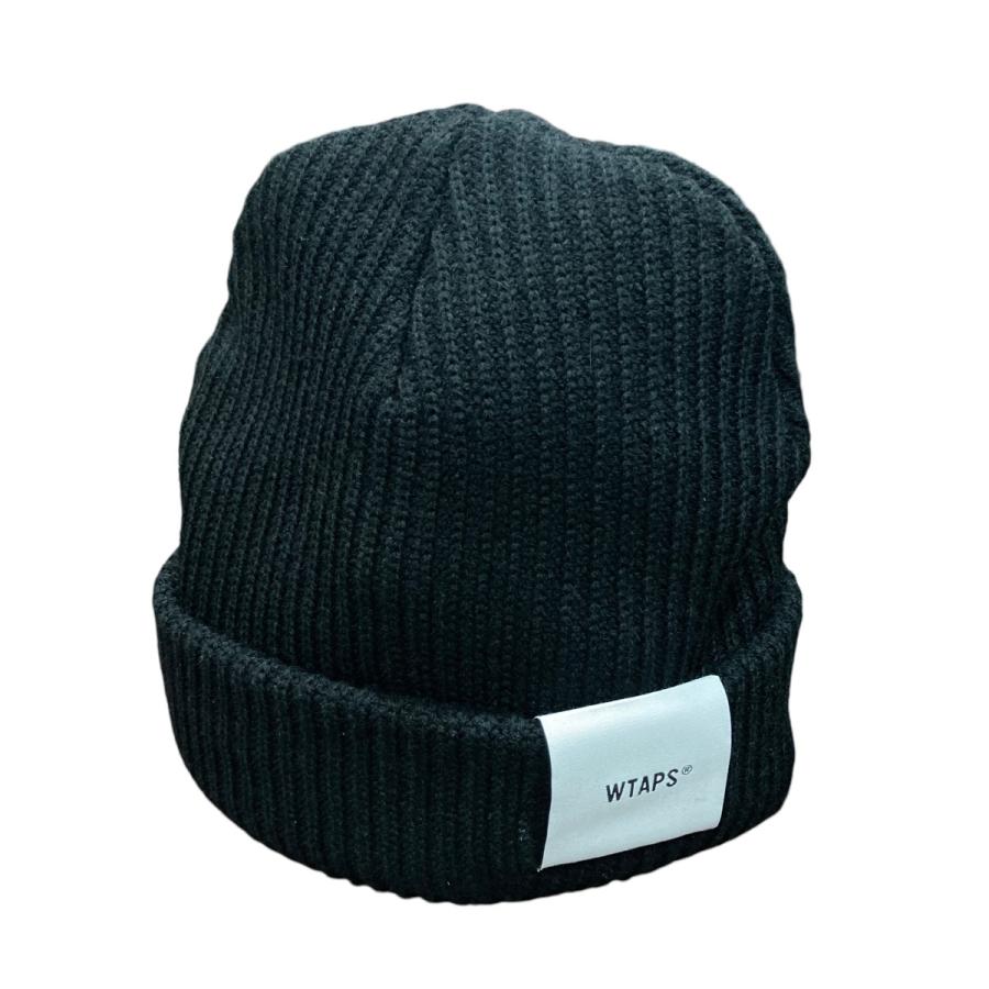 WTAPS ダブルタップス ニットキャップ ビーニー 232MADT-HT01 ブラック 