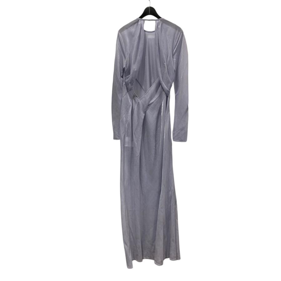 値下げ】mame kurogouchi Lame Jersey Classic Sheer Dress ラメシアー