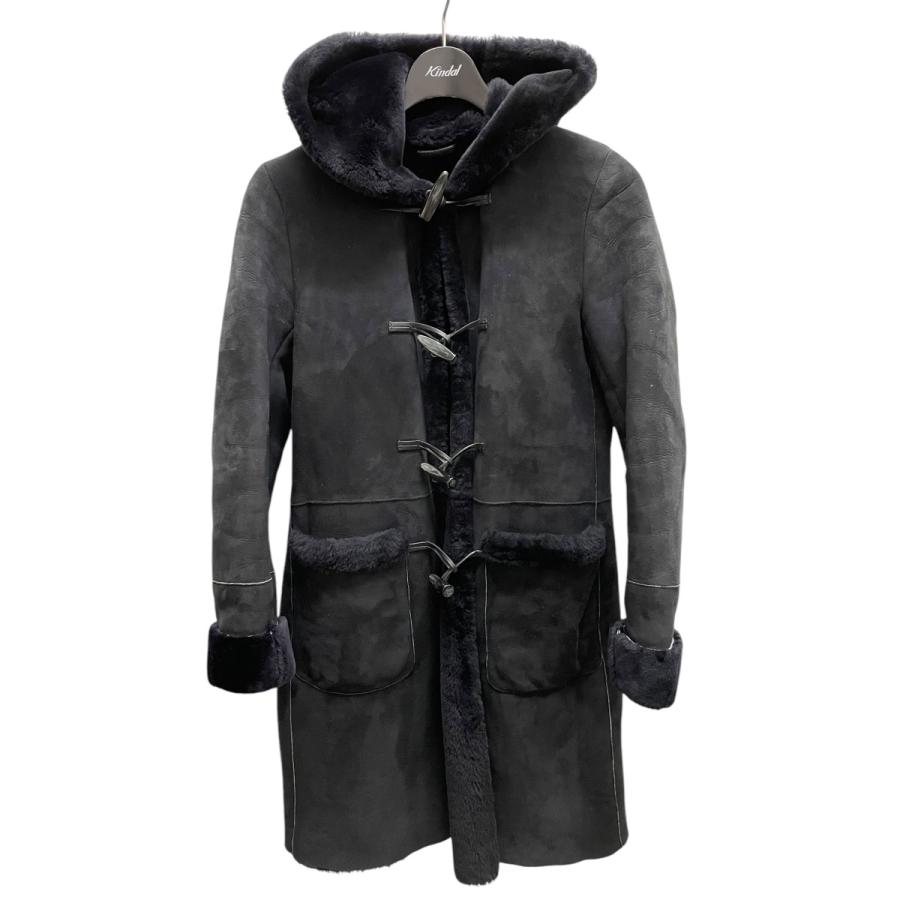 超美品　EMMETY エンメティ　リアルムートンダッフルコート　38 EMMETY エンメティ リアルムートンダッフルコート 38 ムートン コート