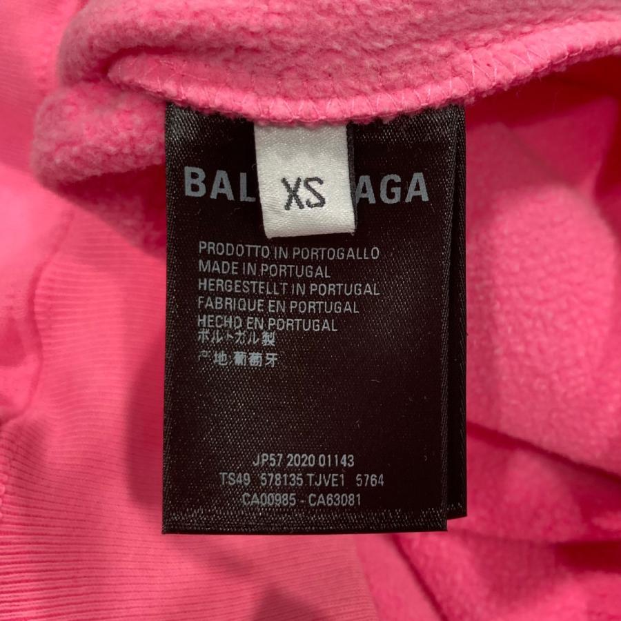 バレンシアガ アディダス 22AW コットンパーカー ピンク BALENCIAGA(バレンシアガ) 22AW×adidas Hoodie Large Fit アディダス