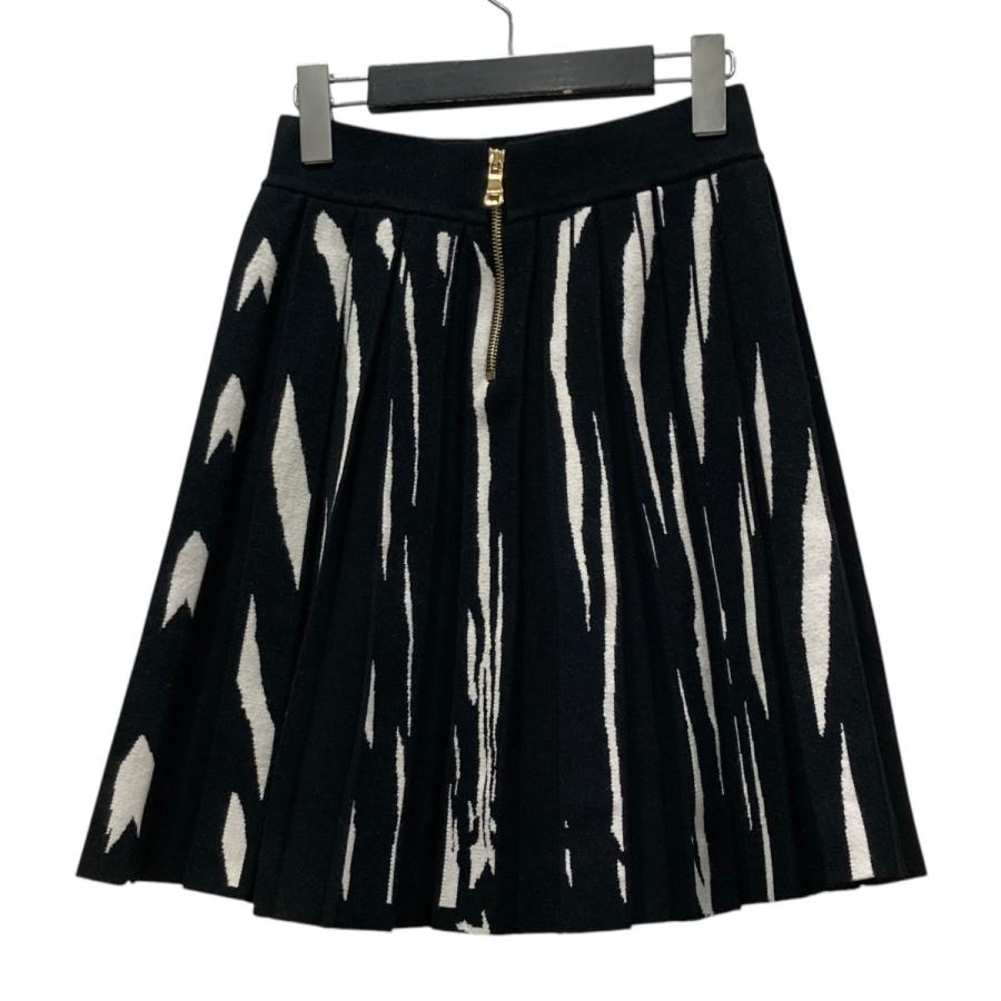 BALMAIN バルマン ニットスカート KL007KB07 ブラック サイズ：38  