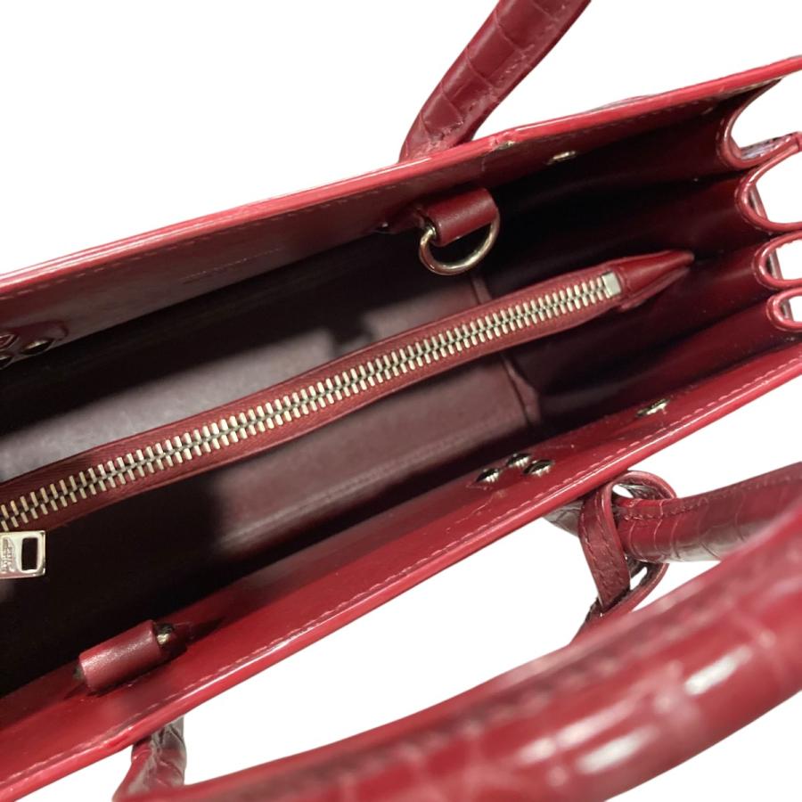 値下げ】Saint Laurent Paris サクドジュール クロコ型押しショルダー 