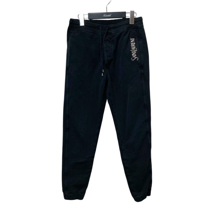 サンローランパリ　23ss ロゴ入りパンツ　736739 値下げ】Saint Laurent Paris 23SS ロゴ刺繍スウェットパンツ 736739
