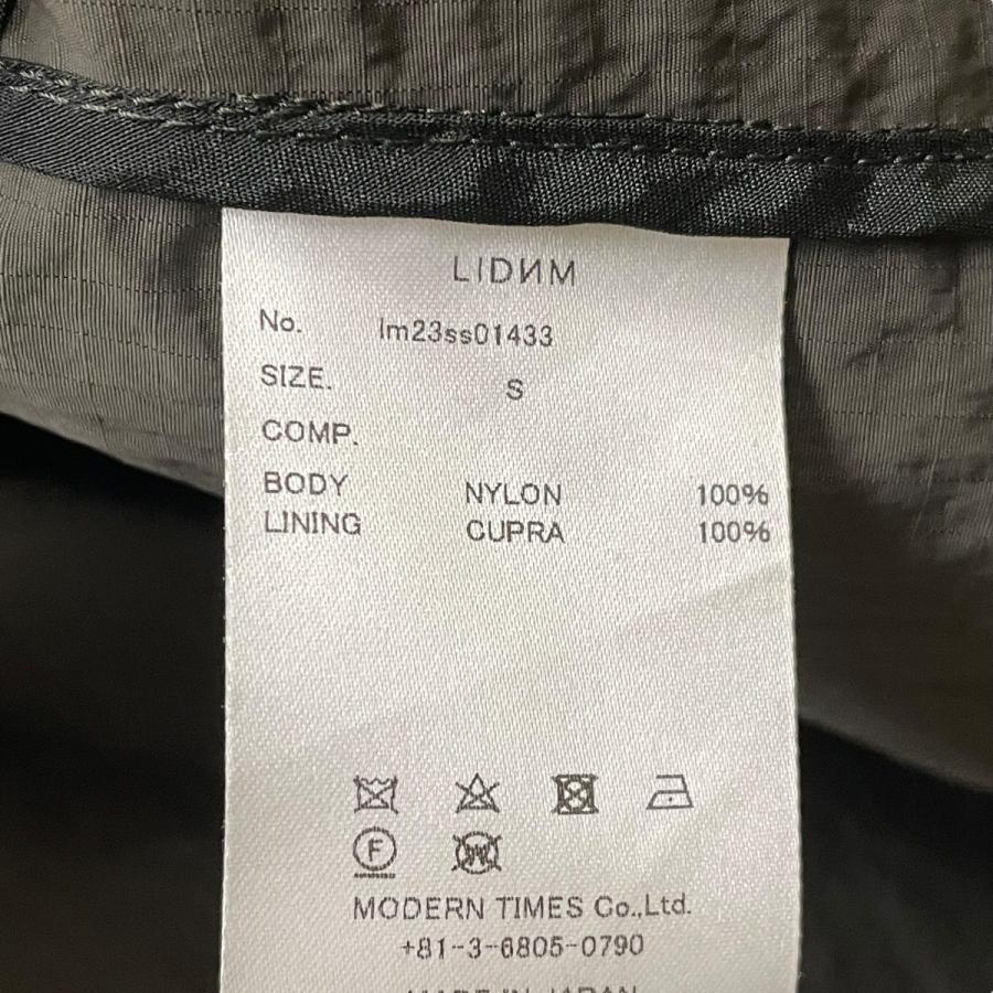 LIDnM リドム 23SS NYLON RIP LOOSE MILITARY COAT ナイロン