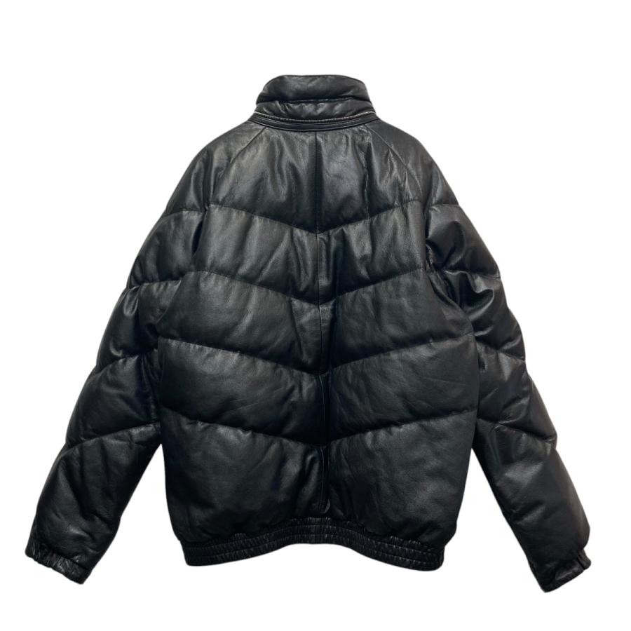 ジャケット・アウター 90s a bathing ape leather puffer jacket 90s a bathing ape leather puffer jacket