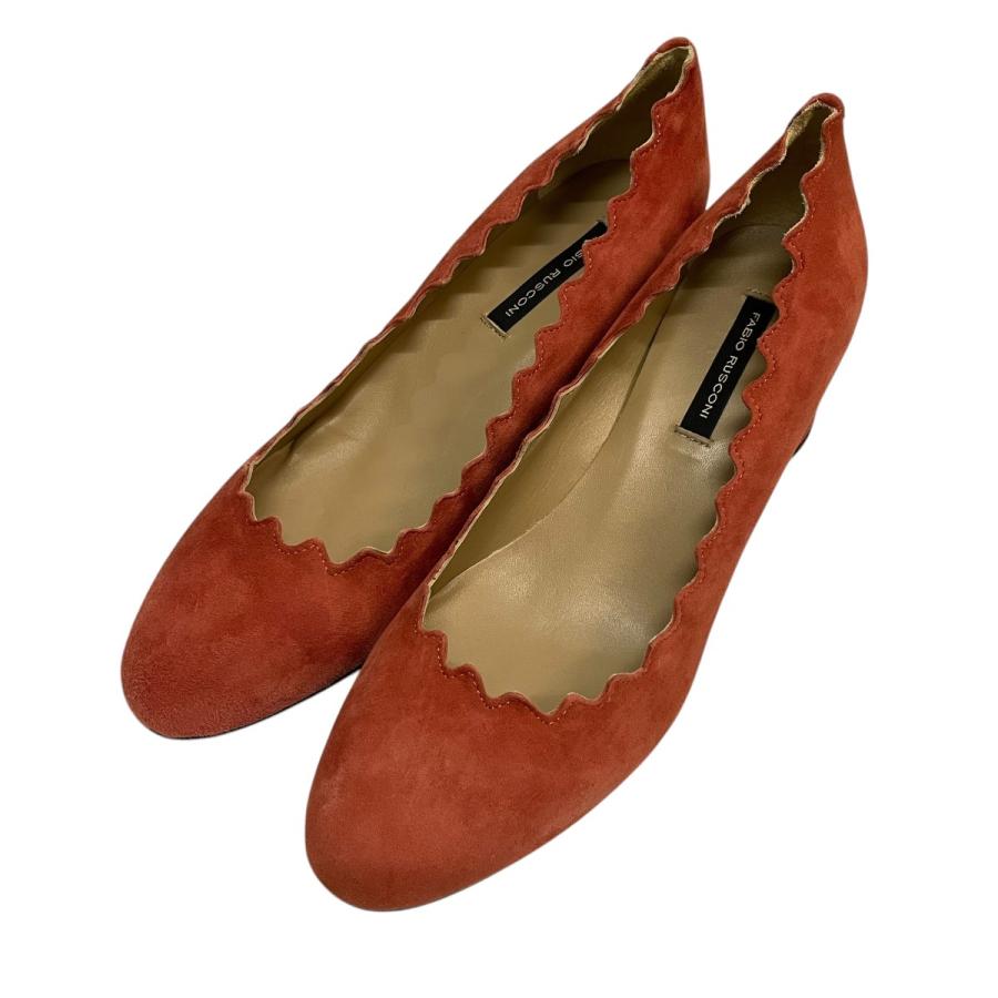 FABIO RUSCONI ファビオルスコーニ PATTY296 スウェードヒールパンプス  