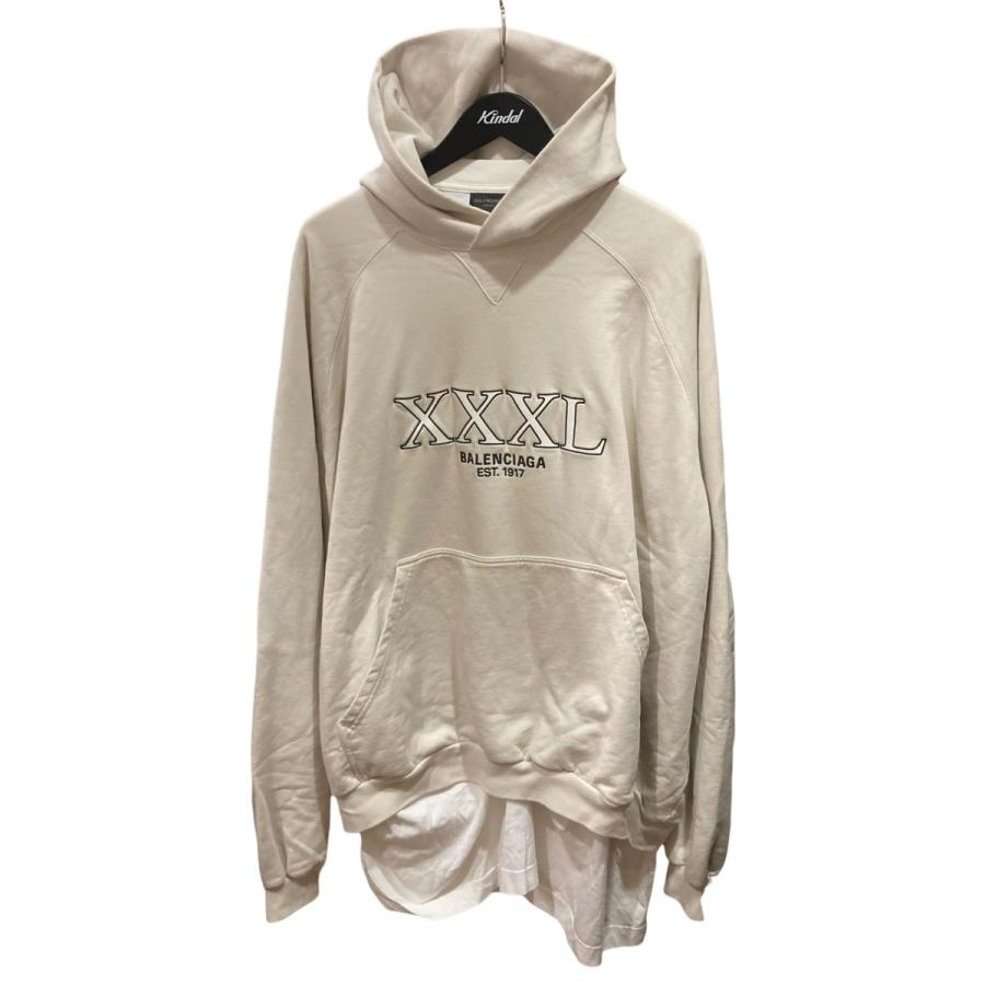 BALENCIAGA（バレンシアガ） ドッキングパーカー 720406 アイボリー