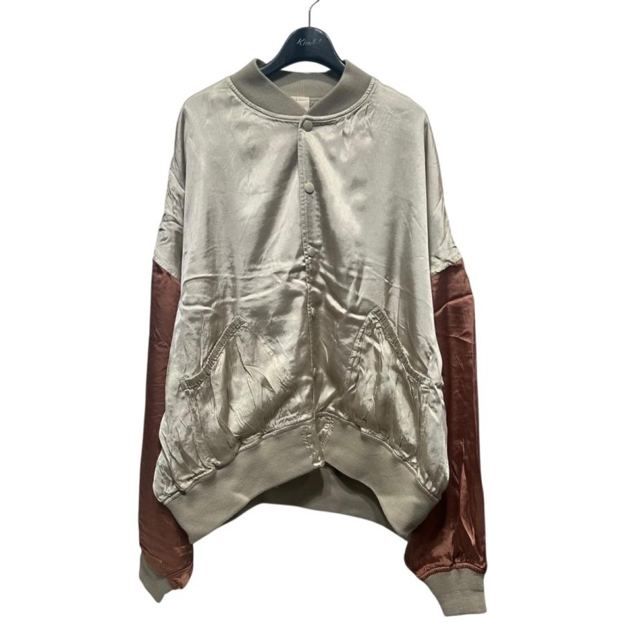 値下げ】refomed 25SS FRESH MAN STADIUM JAMPER サテンスタジャン 