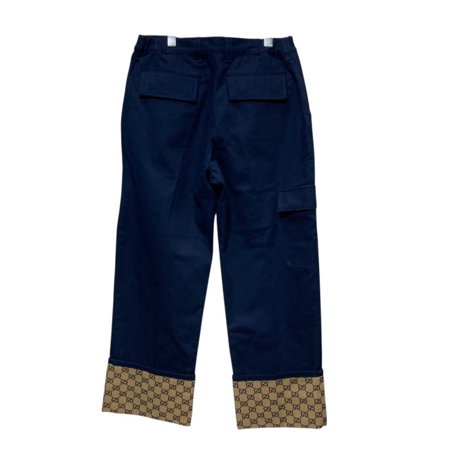 GUCCI（グッチ） 【値下げ】GUCCI GG柄コットンキャンバスパンツ
