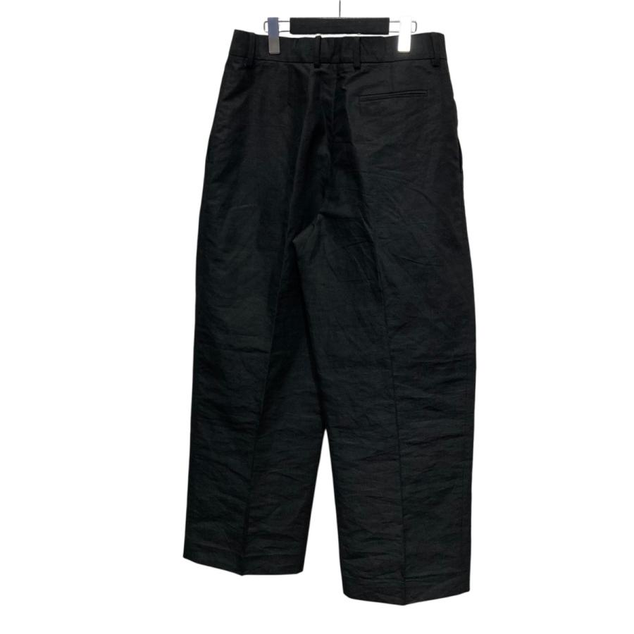 クリスタセヤ Cristaseya ワイドパンツ BFS-14060-A Double Pleated Wide Trousers ブラック サイズ：の画像